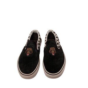 Vans Unisex suede, checkered Tiger slip on sneakers Men's 7 Women's 8.5